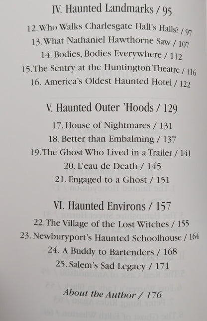 Ghosts of Boston Town: Three Centuries of True Hauntings by Holly Mascoty Nadler