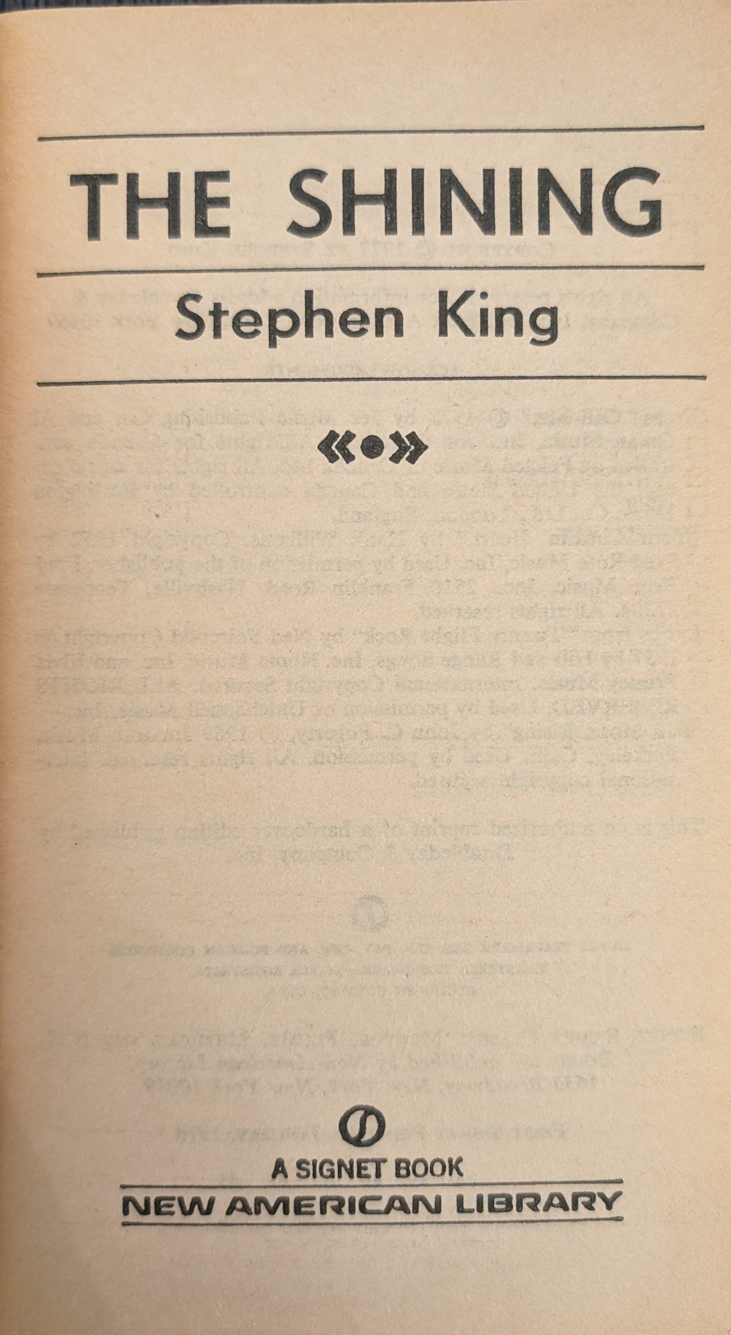 The Shining by Stephen King