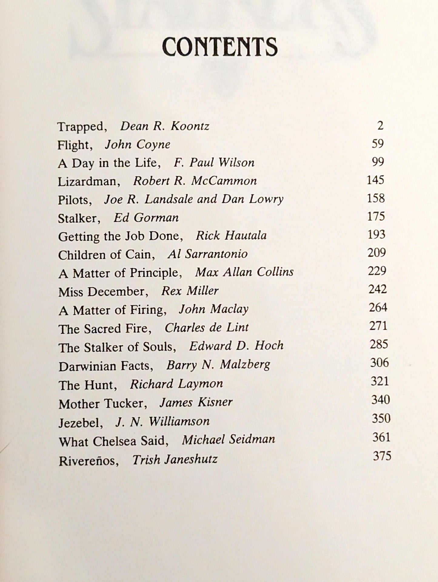 Stalkers edited by Ed Gorman & Martin H. Greenberg