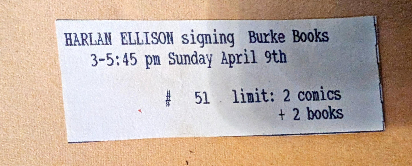 Ellison Wonderland by Harlan Ellison (Signed)