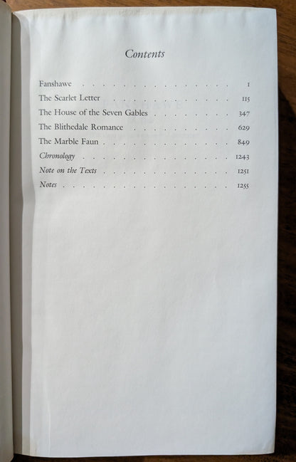 Nathaniel Hawthorne: Novels