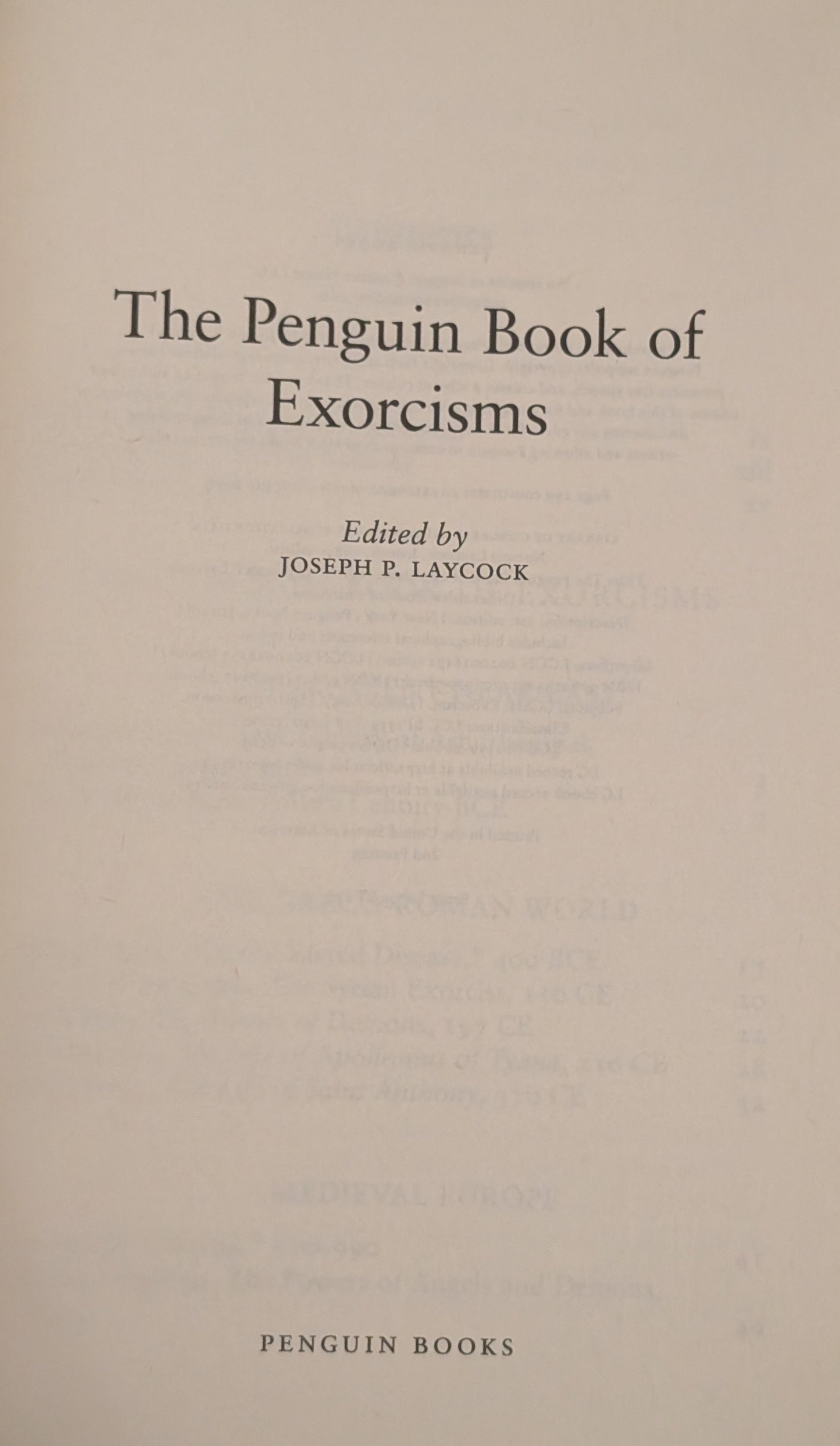 The Penguin Book of Exorcisms