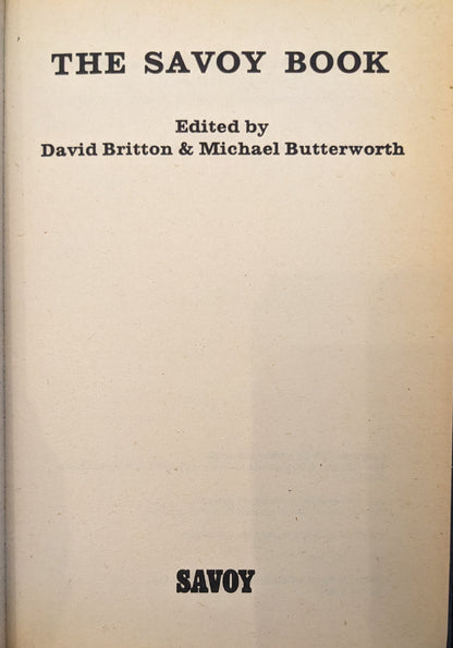 The Savoy Book edited by David Britton and Michael Butterworth