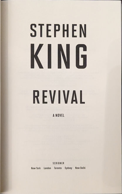 Revival by Stephen King