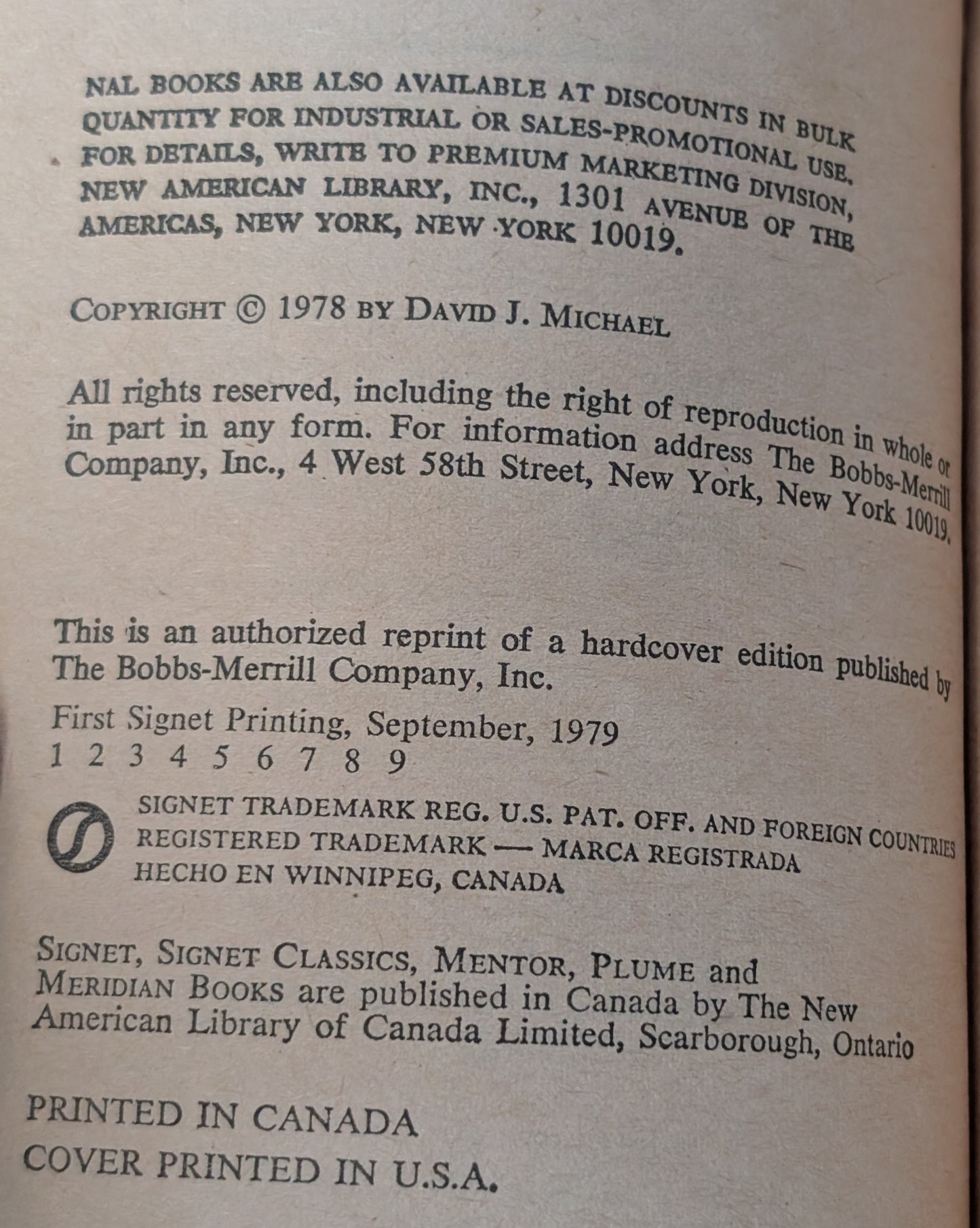 Death Tour by David J. Michael