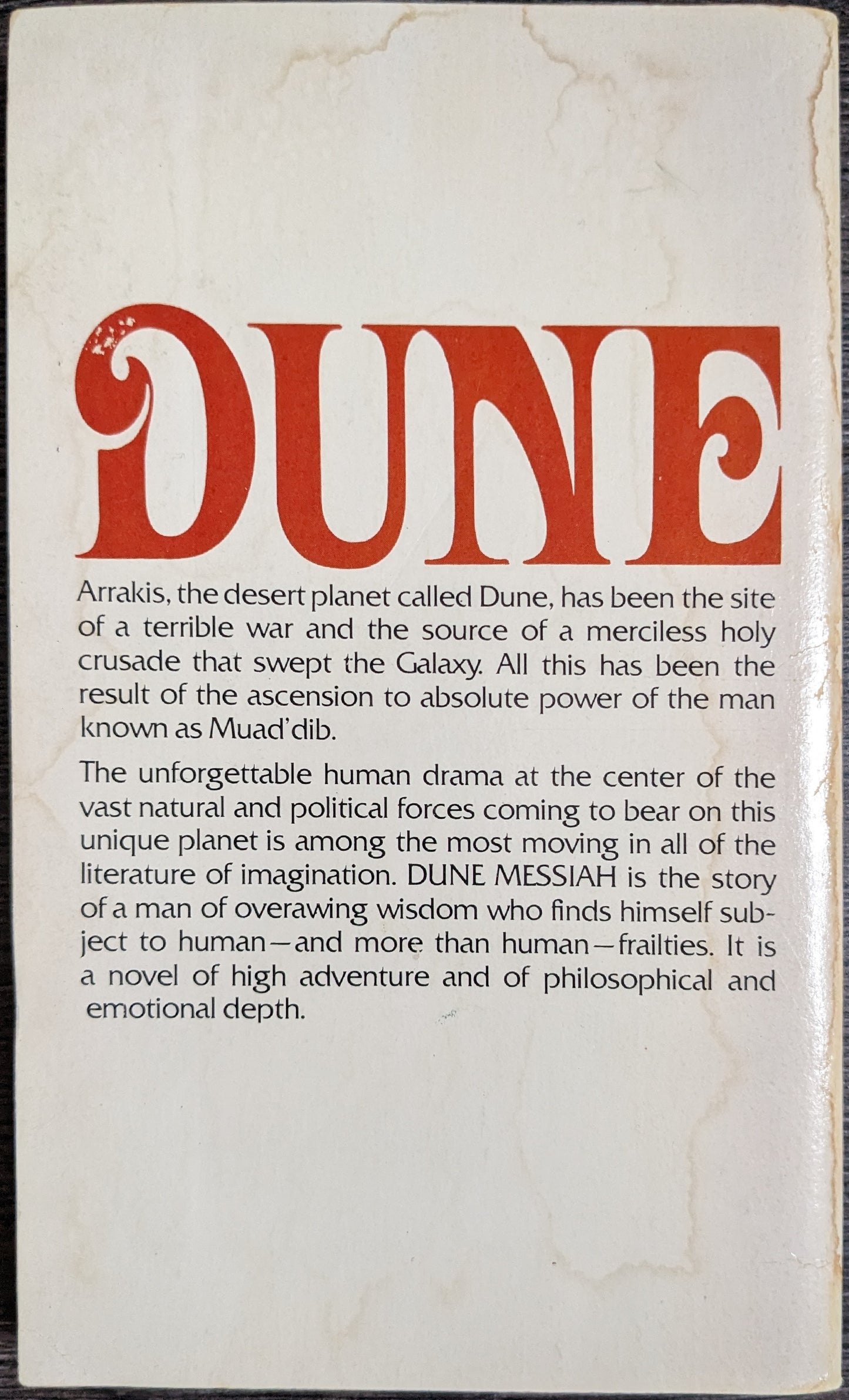 Dune Messiah by Frank Herbert