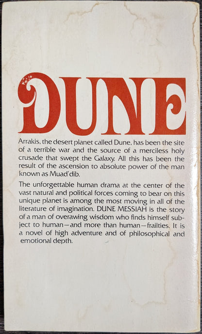 Dune Messiah by Frank Herbert