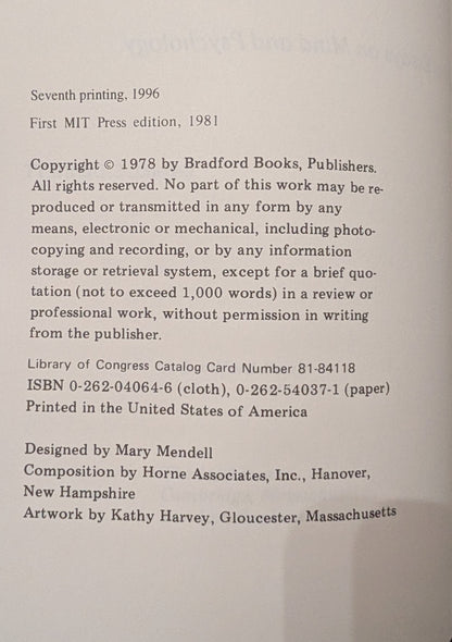 Brainstorms by Daniel C. Dennet