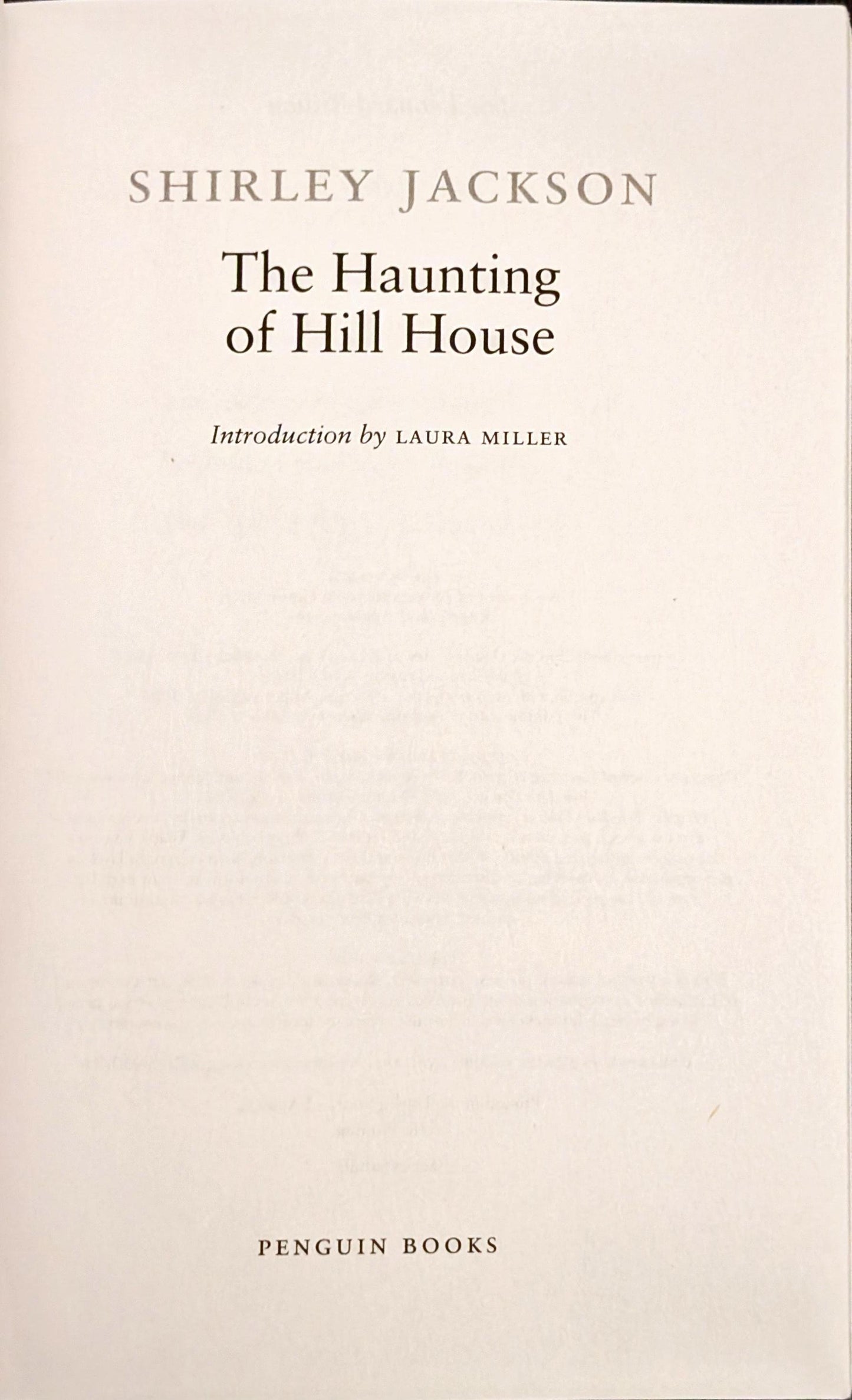 The Haunting of Hill House by Shirley Jackson