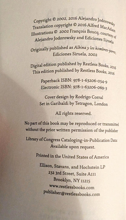 Albina and the Dog-Men by Alejandro Jodorowsky