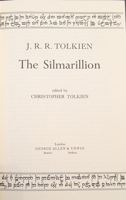 The Silmarillion by J.R.R Tolkien edited by Christopher Tolkien