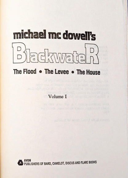Blackwater: The Flood/The Levee/ The House by Michael Mc Dowell