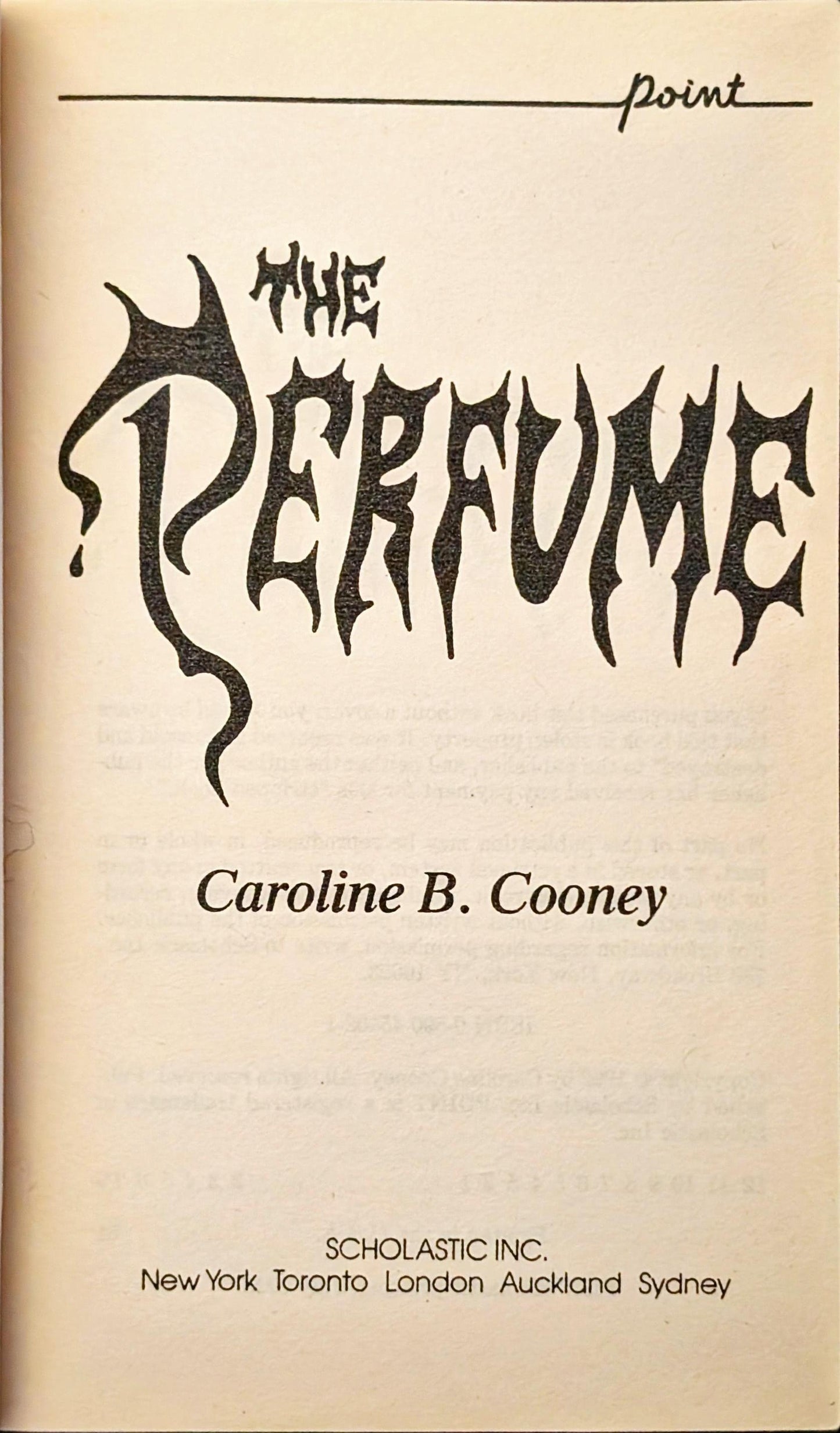 The Perfume by Caroline B. Cooney