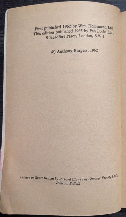 The Wanting Seed by Anthony Burgess