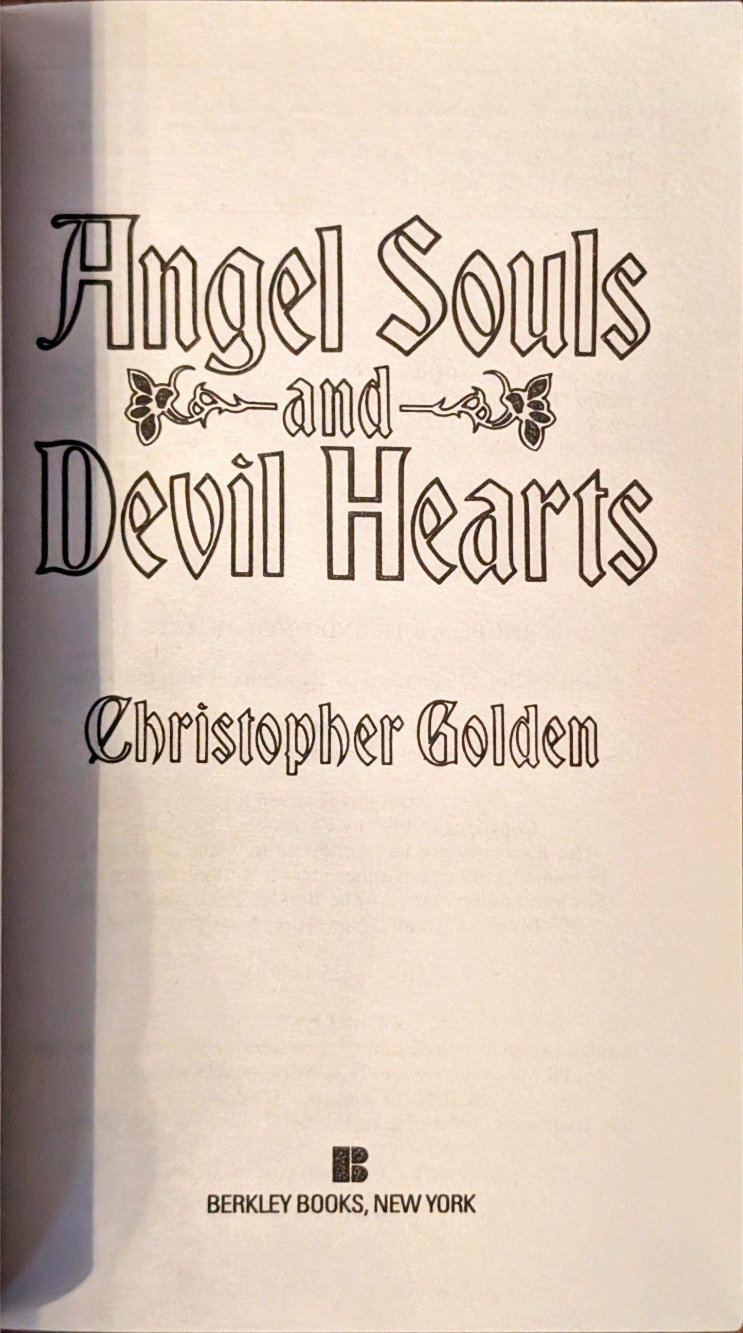 Strange Souls and Devil Hearts by Christopher Golden