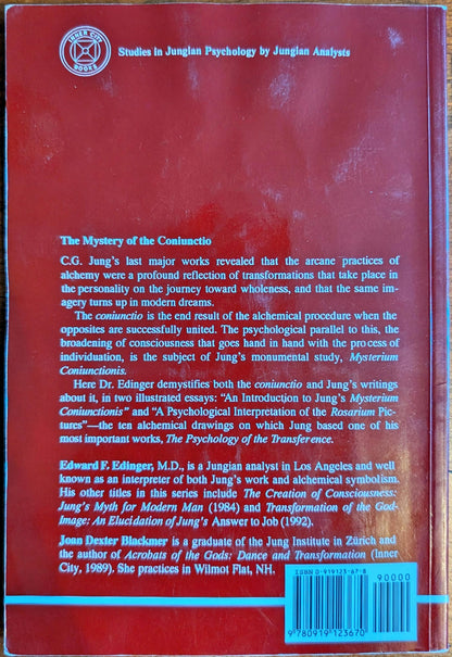 The Mystery of The Conjunctio: Alchemical Image of Individuation by Edward F. Edinger