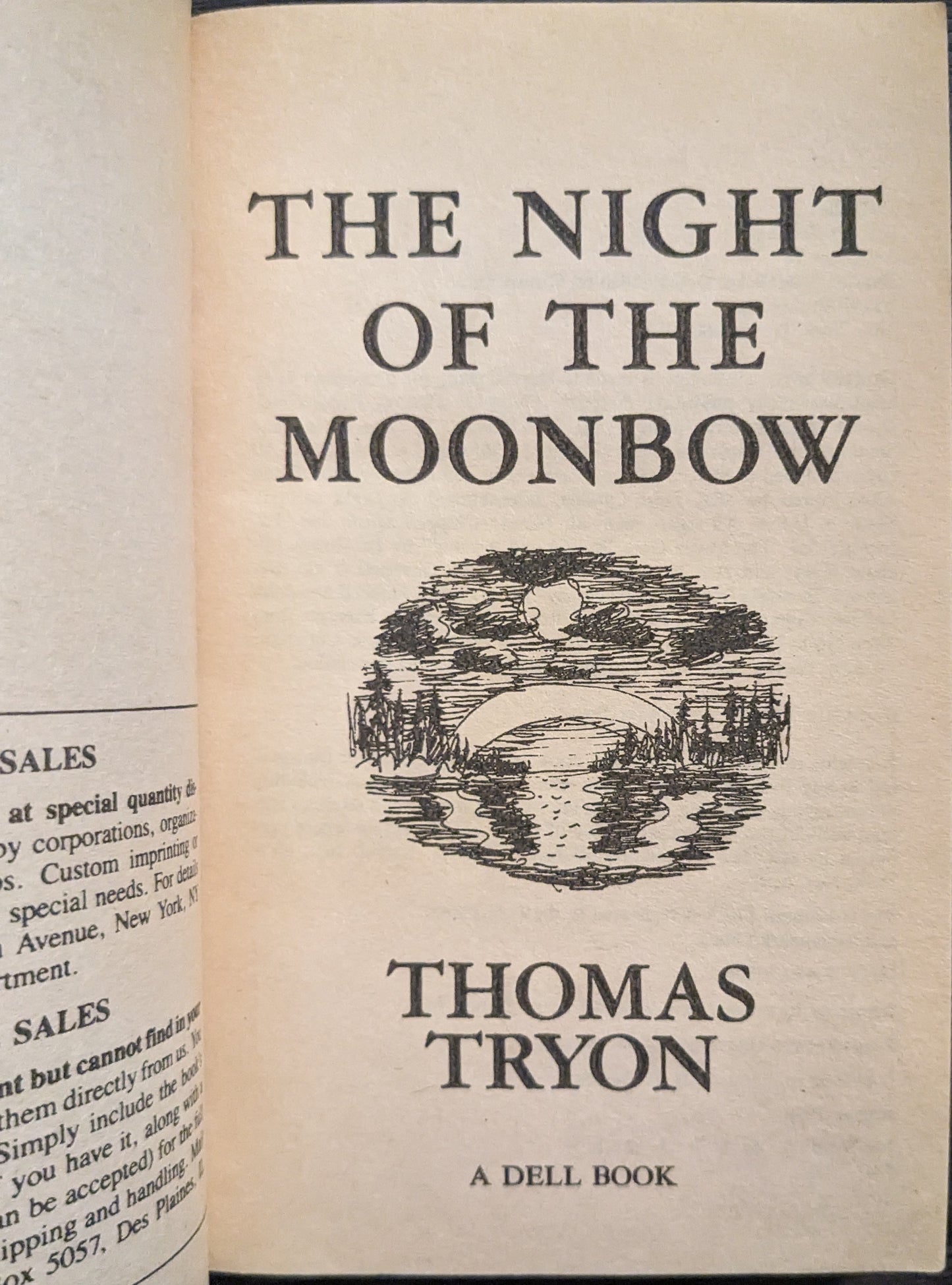 The Night of the Moonbow by Thomas Tryon