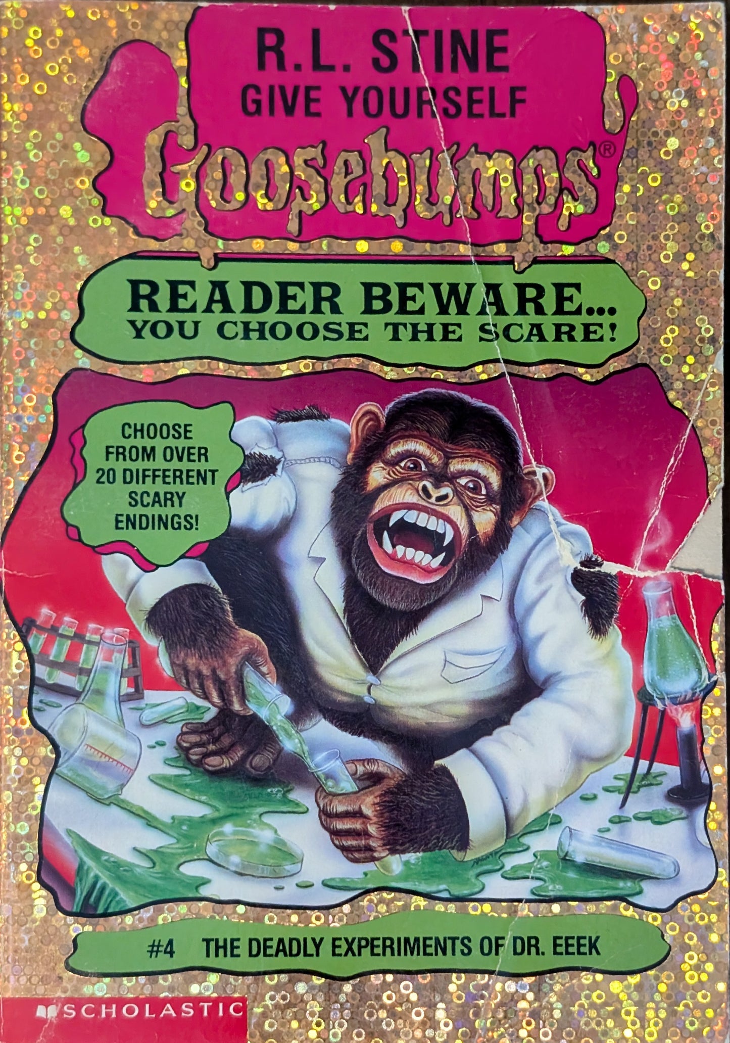 The Deadly Experiments of Dr. Eeek (Reader Beware #4) by R.L Stine