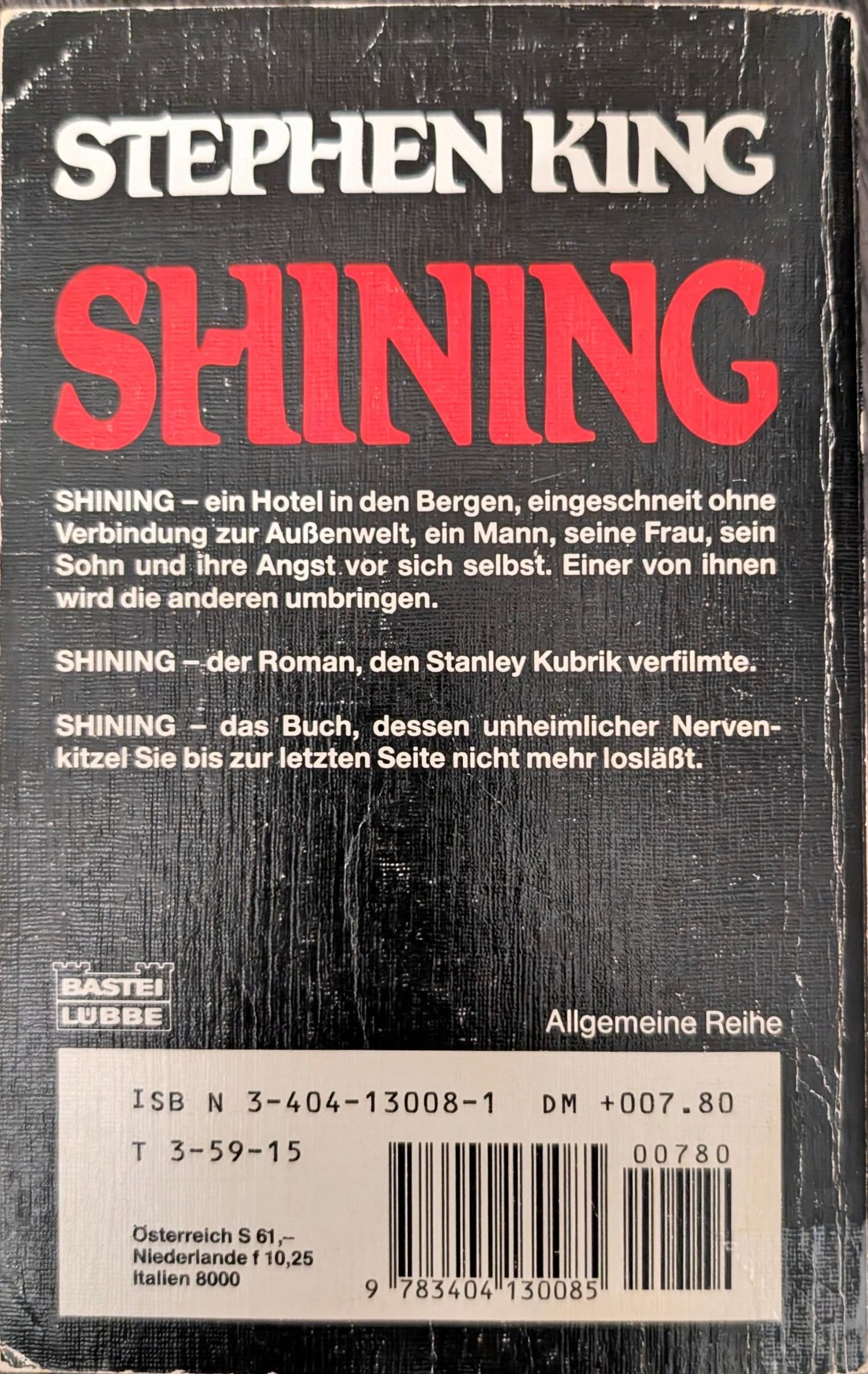 The Shining by Stephen King (German)