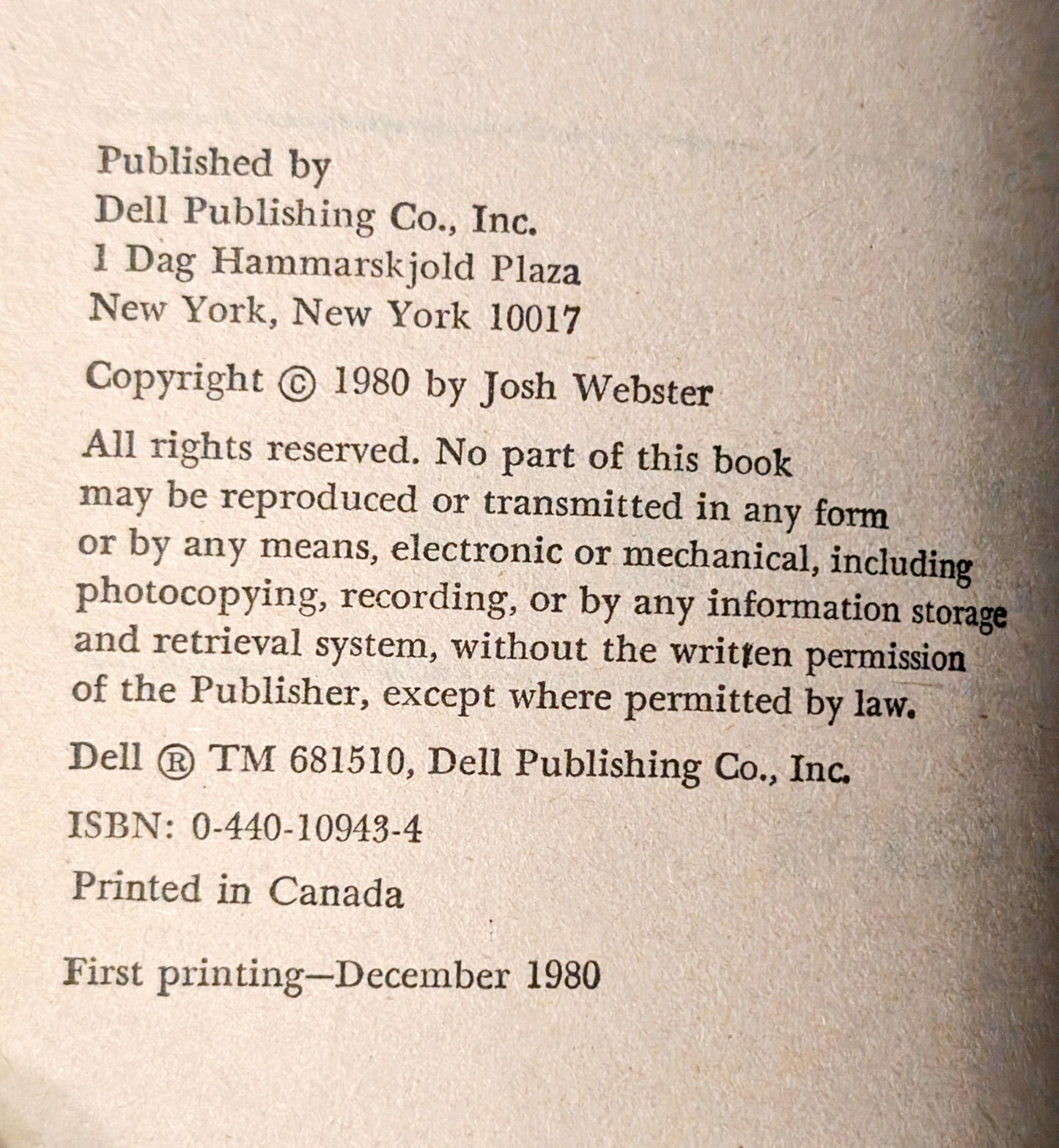 The Beckoning by Josh Webster