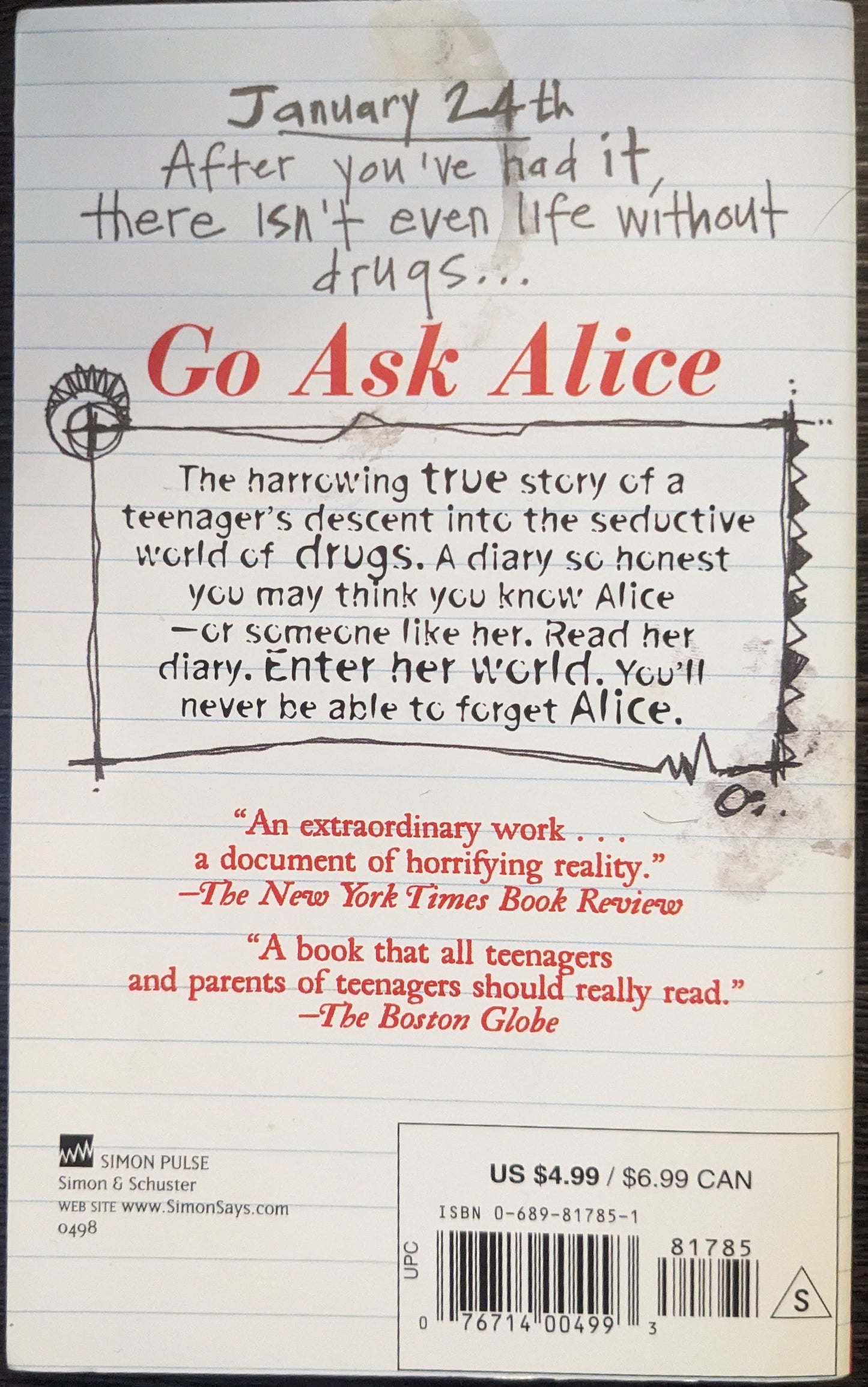 Go Ask Alice by Anonymous