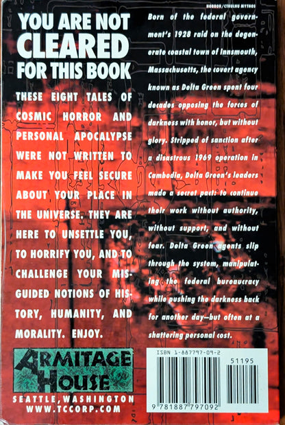 Delta Green: Alien Intelligence edited by Bob Kruger & John Tynes