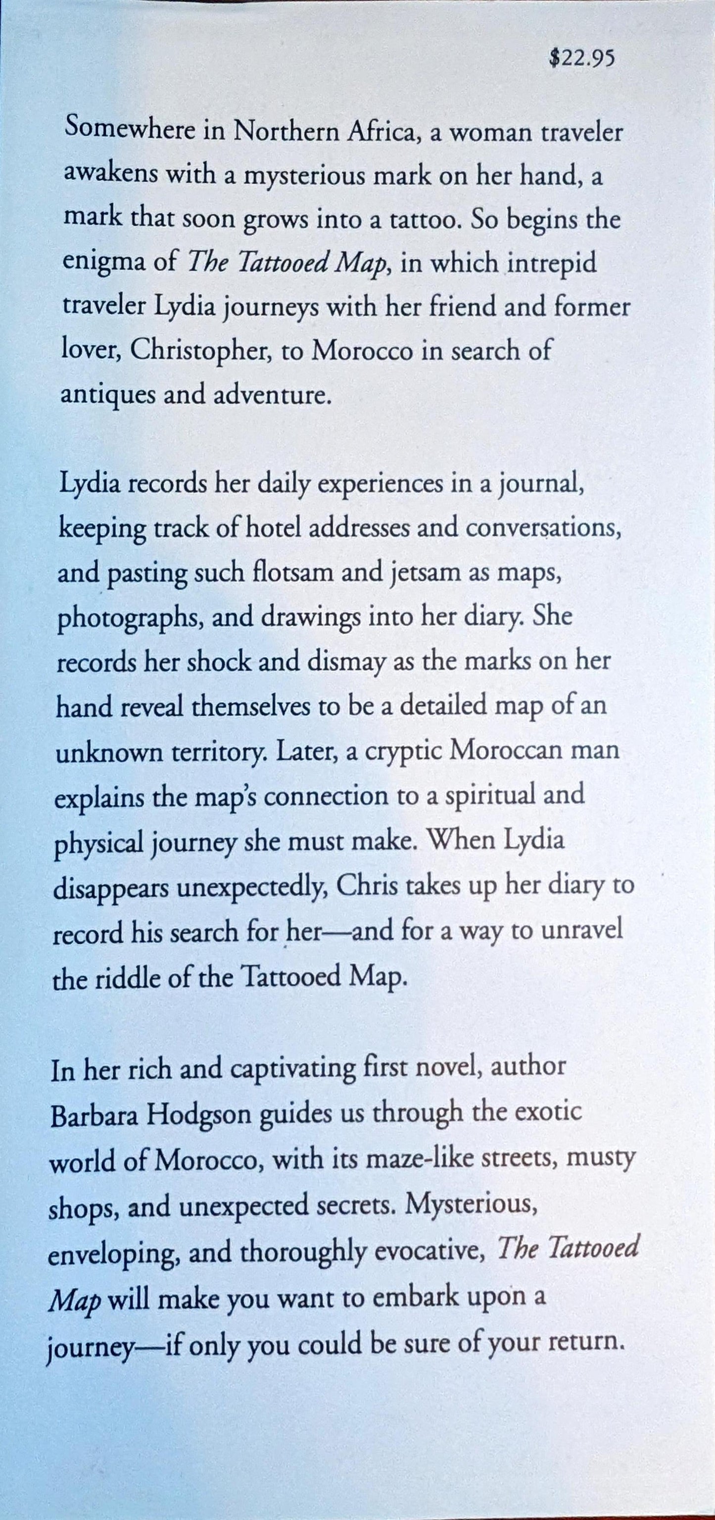 The Tattooed Map by Barbara Hodgson