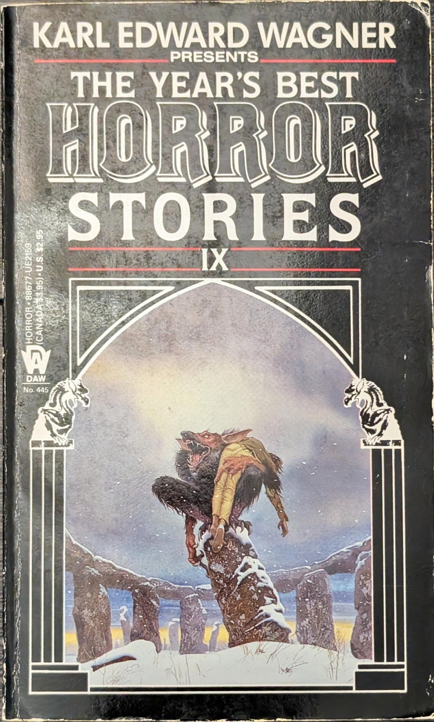 The Year's Best Horror Stories IX edited by Karl Edward Wagner
