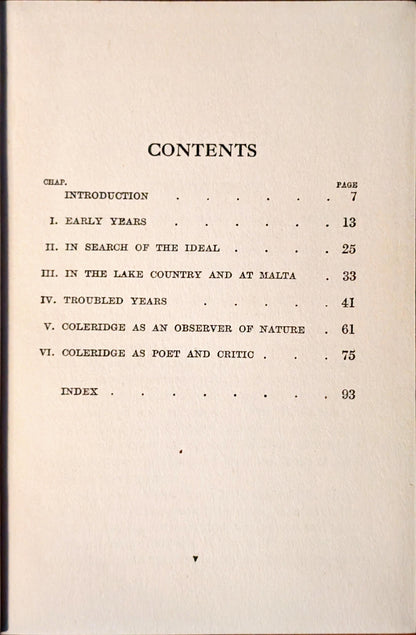 Coleridge by S.L Bensusan