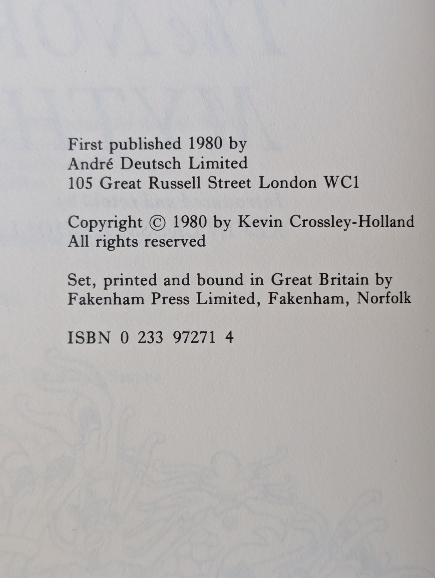 The Norse Myths by Kevin Crossley-Holland