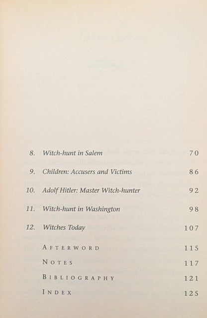 Witches and Witch-hunts: A History of Persecution by Milton Meltzer