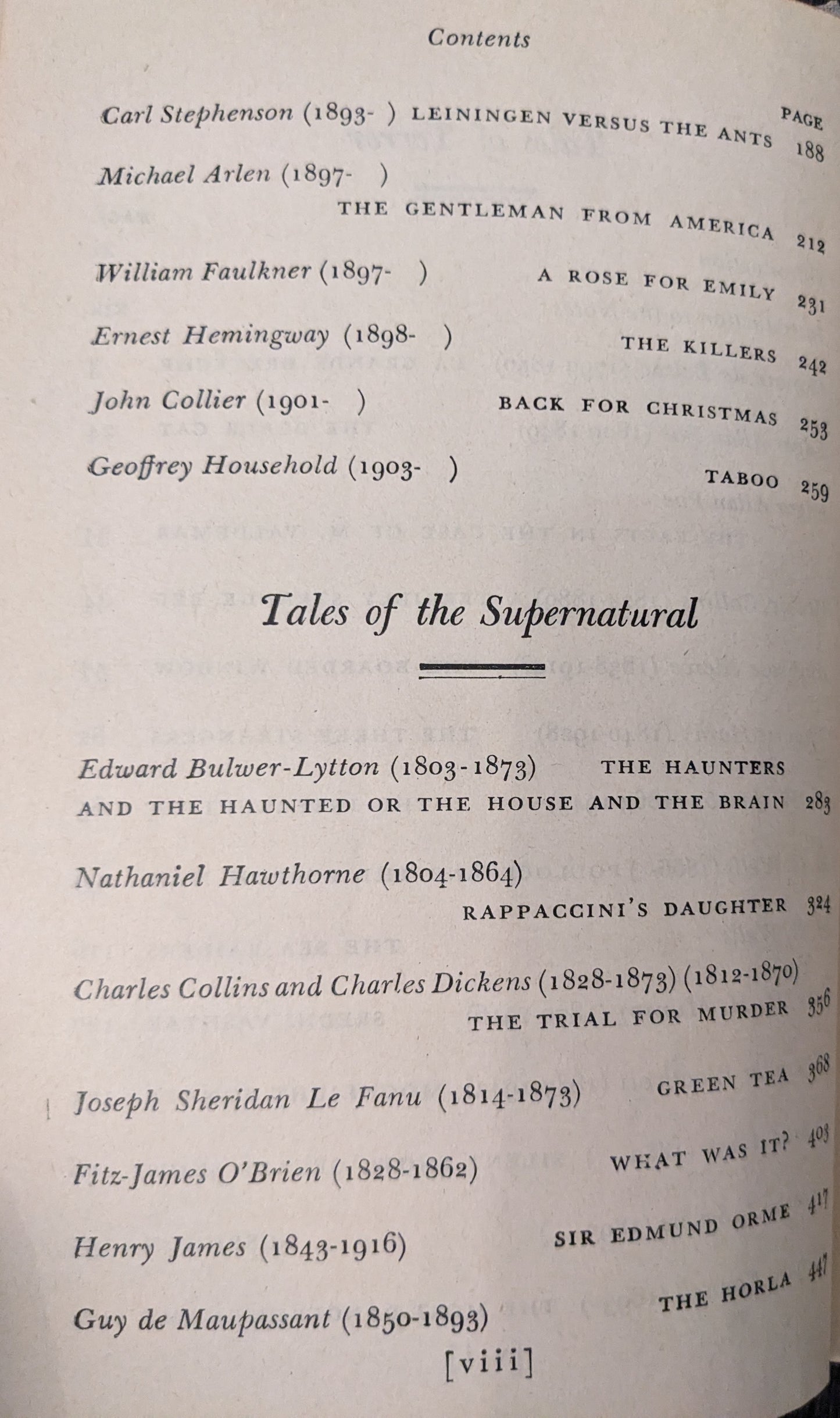 Great Tales of Terror and the Supernatural edited by Herbert A. Wise and Phyllis Fraser