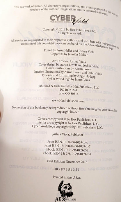 Cyber World: Tales of Humanity's Tomorrow edited by Josh Heller and Joshua Viola