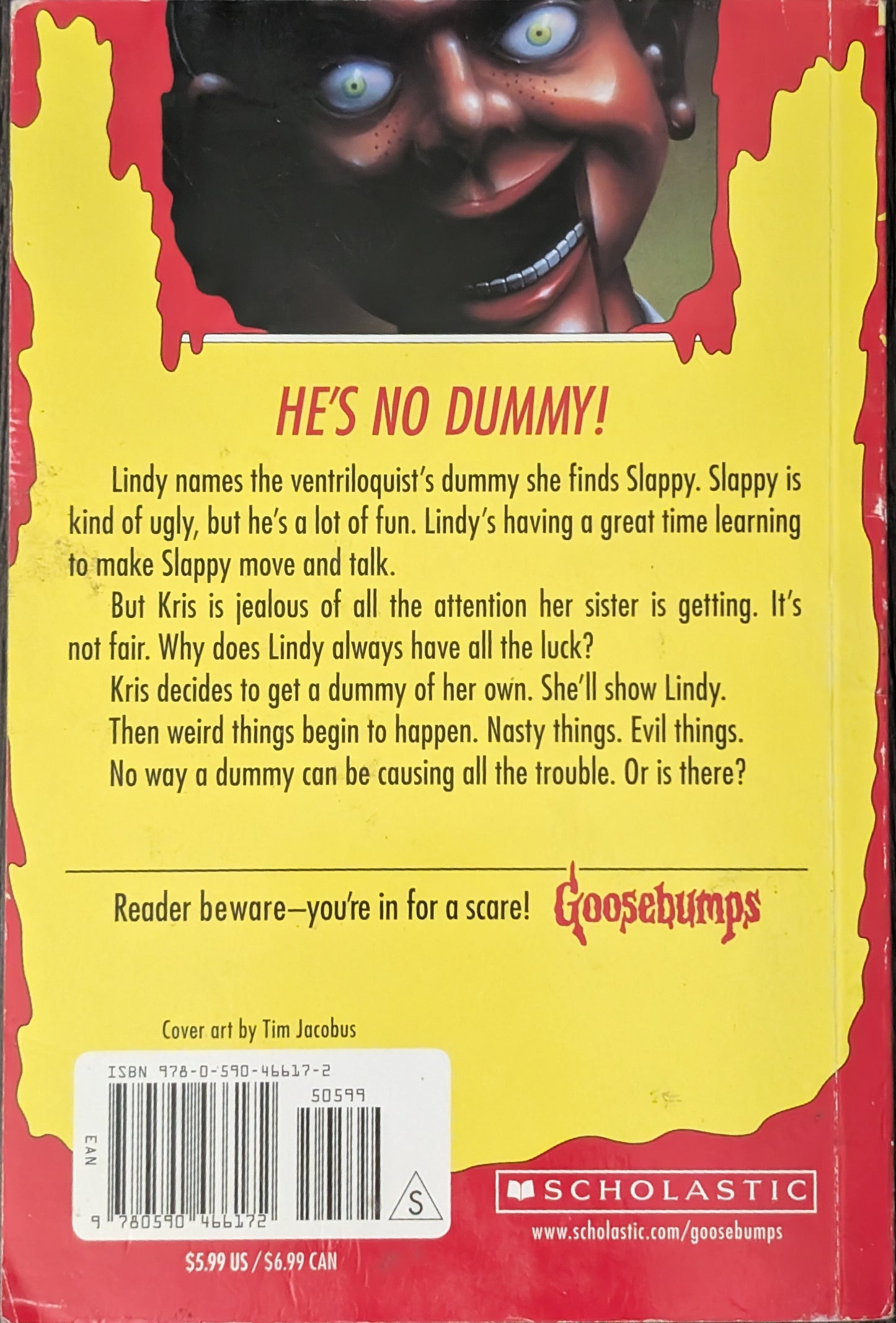 Night of the Living Dummy by R.L Stine (Goosebumps # 7)