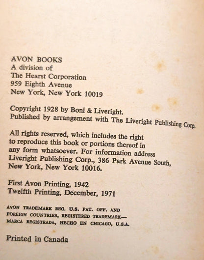Seven Footprints to Satan by A. Merritt