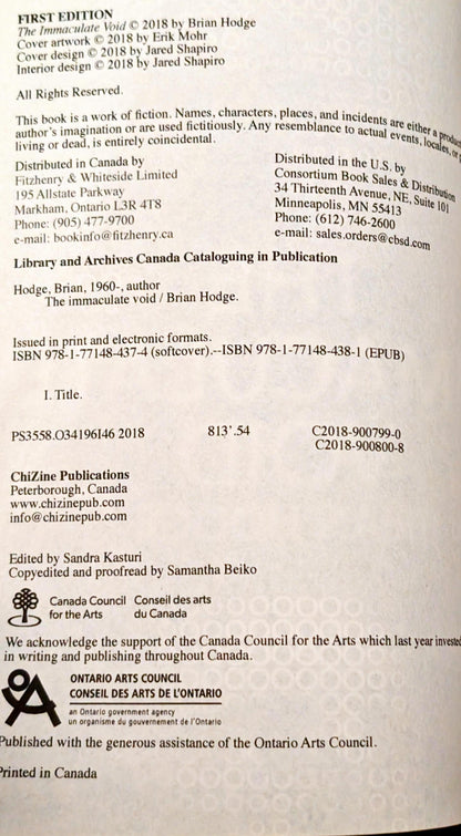 The Immaculate Void by Brian Hodge