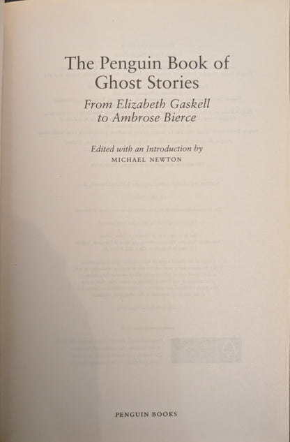 The Penguin Book of Ghost Stories: From Elizabeth Gaskell to Ambrose Bierce