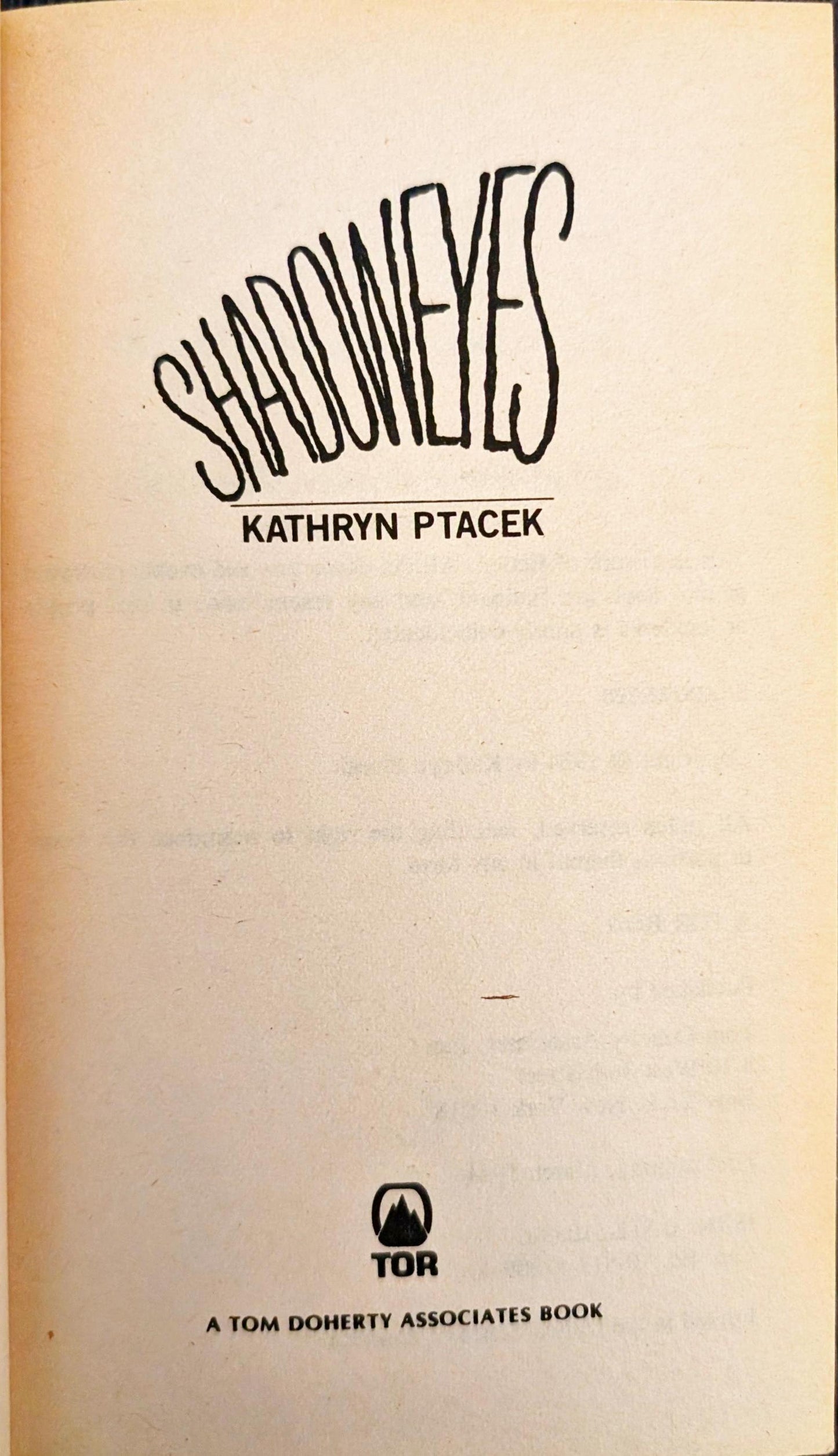 Shadoweyes by Kathryn Ptacek