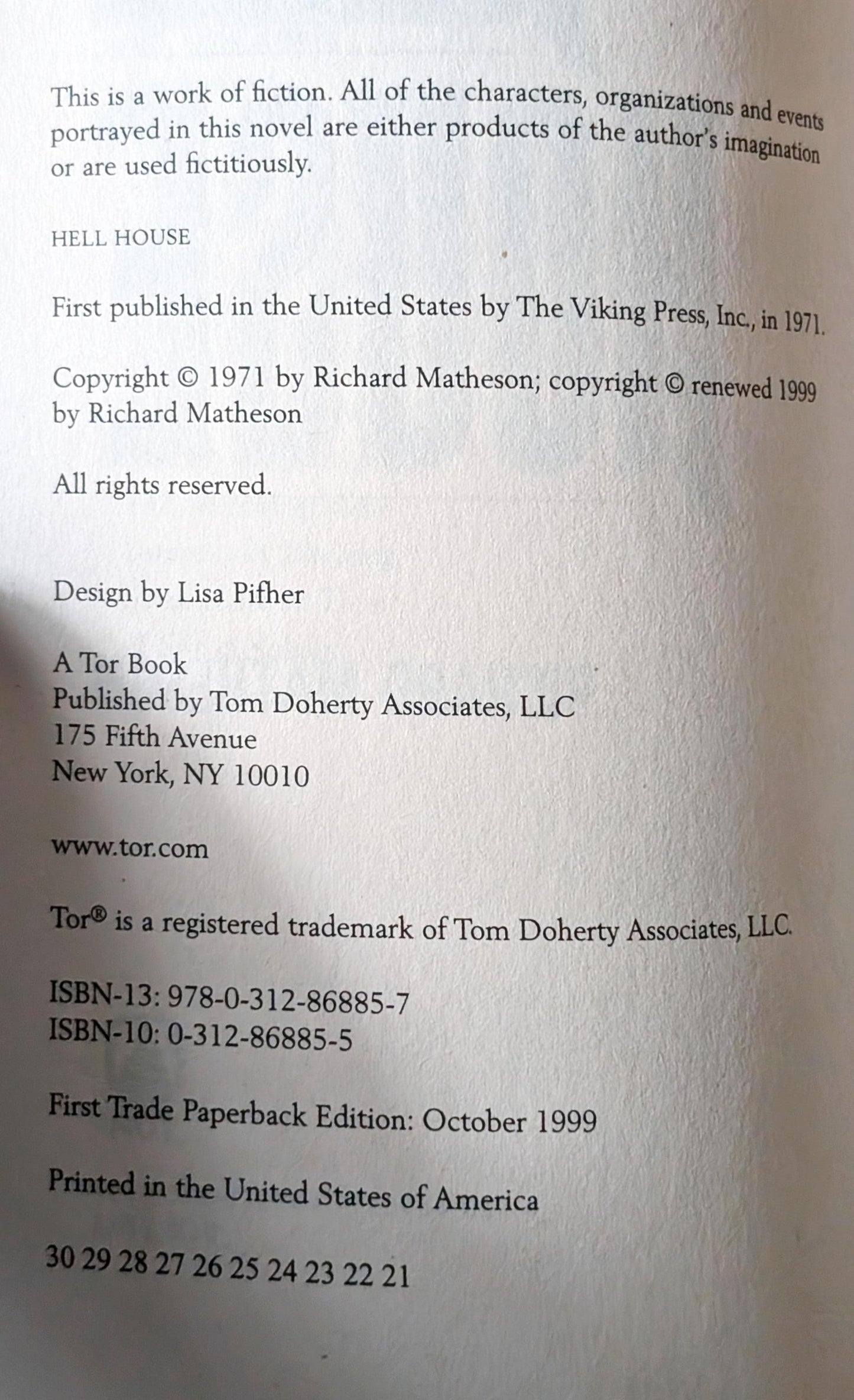 Hell House by Richard Matheson