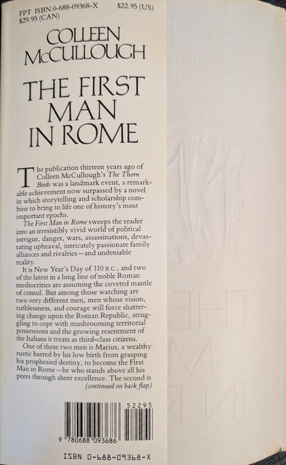 The First Man in Rome by Colleen McCullough