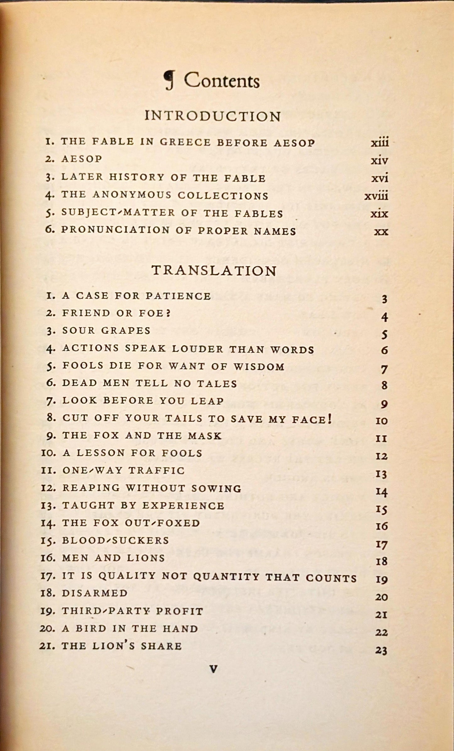 Fables of Aesop