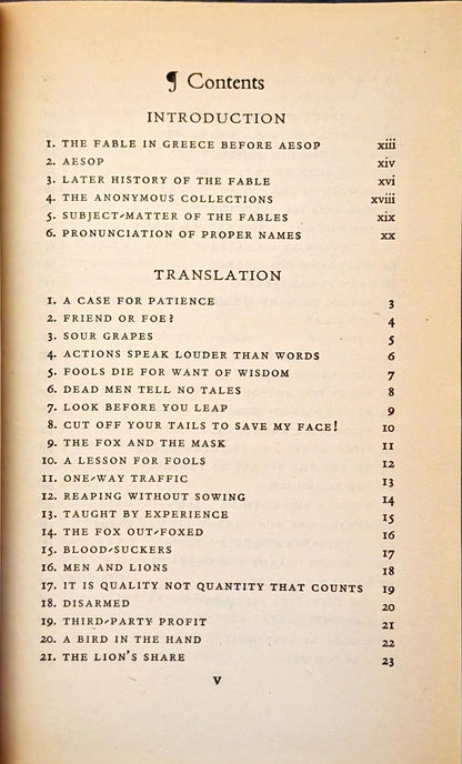 Fables of Aesop