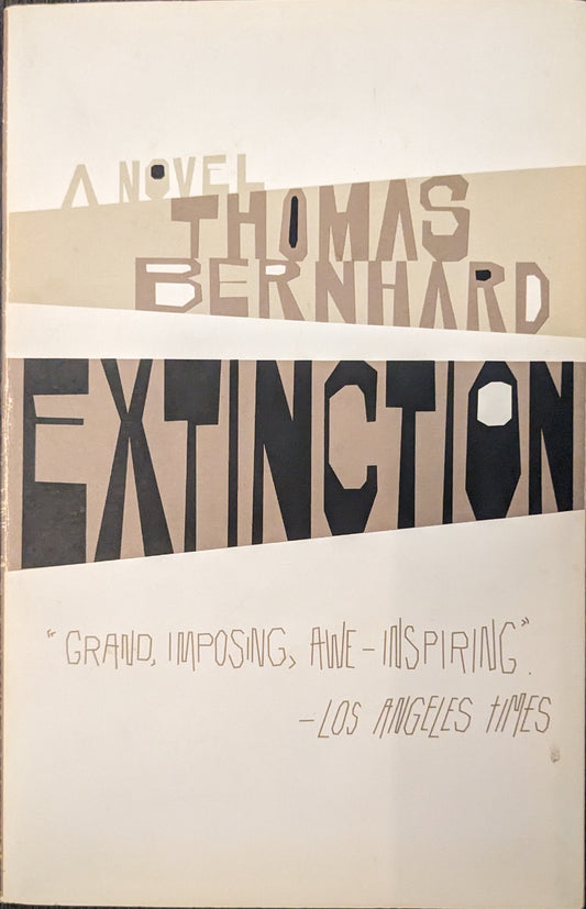 Extinction by Thomas Bernhard