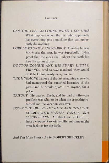 Can You Feel Anything When I Do This? And Other Stories by Robert Sheckley