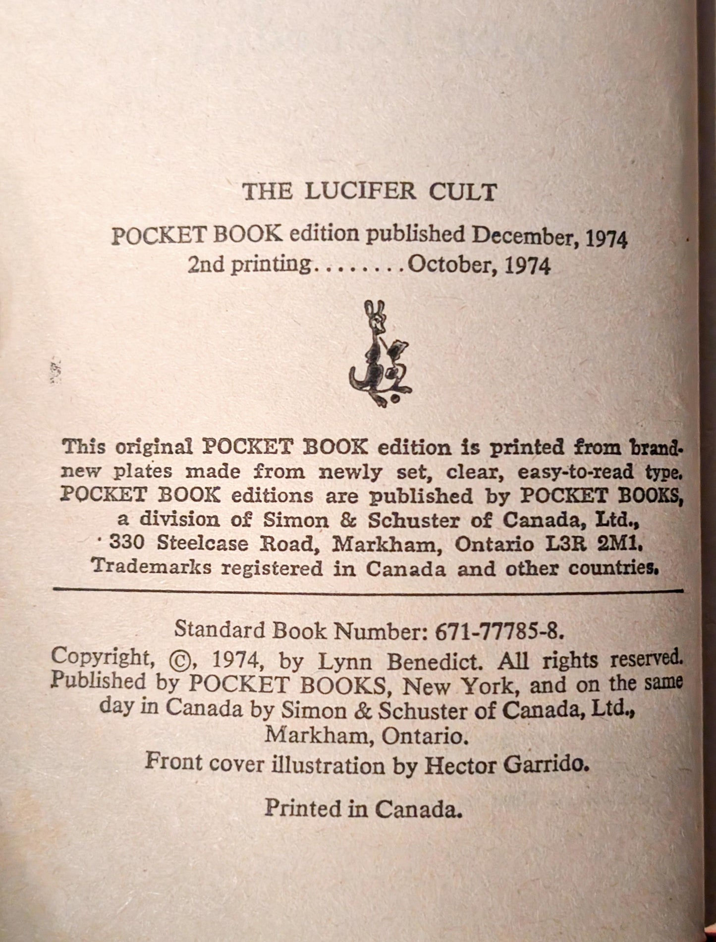 The Lucifer Cult by Lynn Benedict