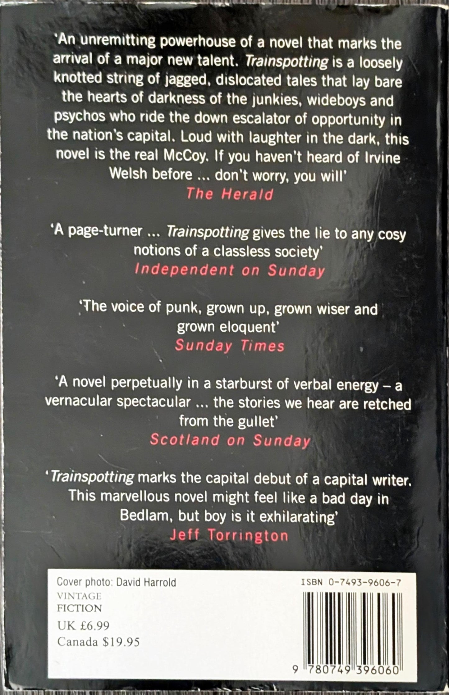 Trainspotting by Irvine Welsh