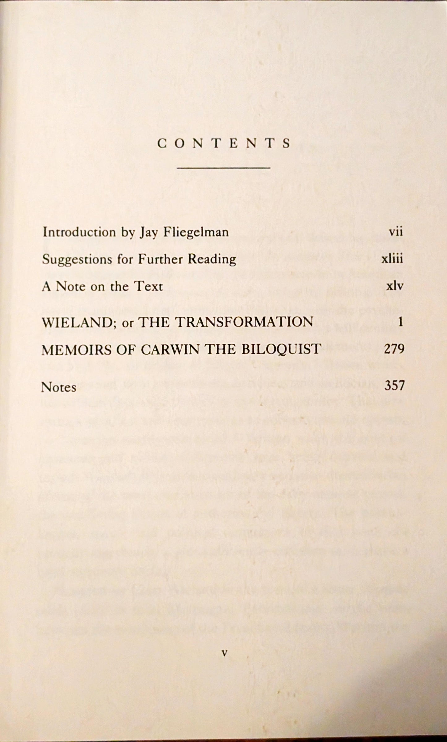 Wieland & Memoirs of Carwin the Biloquist by Charles Brockden Brown
