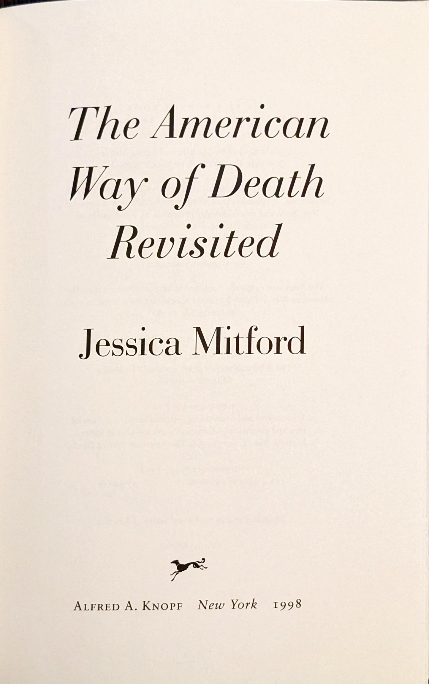 The American Way of Death Revisited by Jessica Mitford