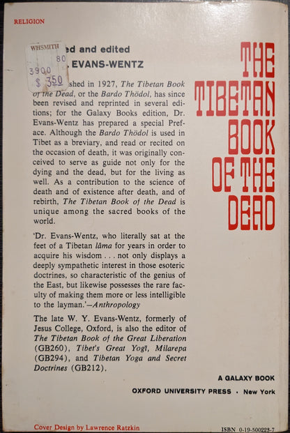 The Tibetan Book of the Dead by W.Y Evans-Wentz