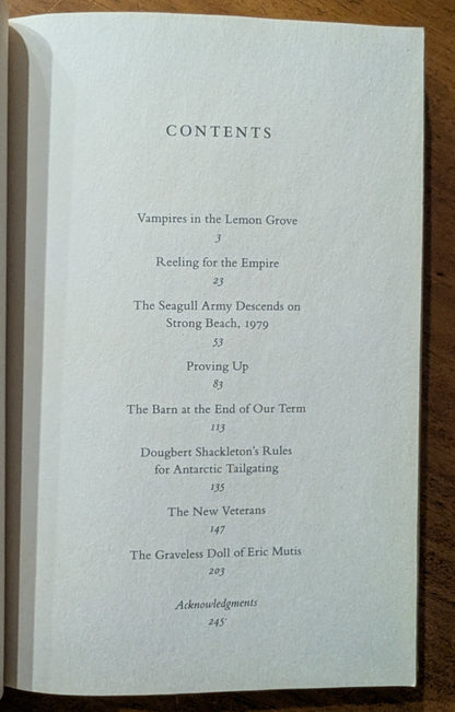 Vampires in the Lemon Grove by Karen Russell